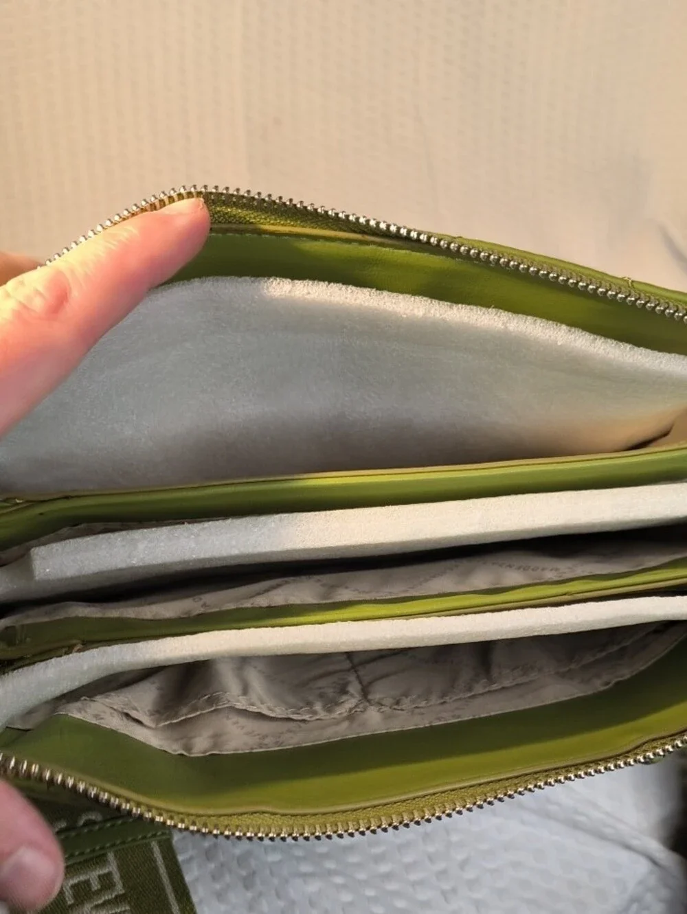 Steve Madden Going Green Bpurro 2  Quilted Crossbody Bag MSRP $88